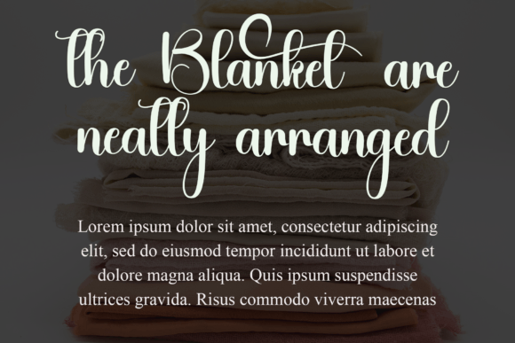 Blanket Font - Preview 6