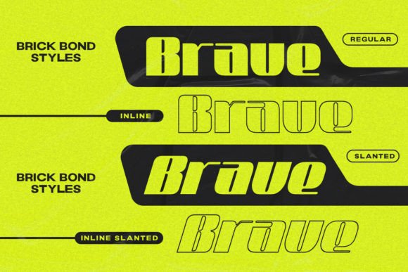 Brick Bond Font - Preview 2
