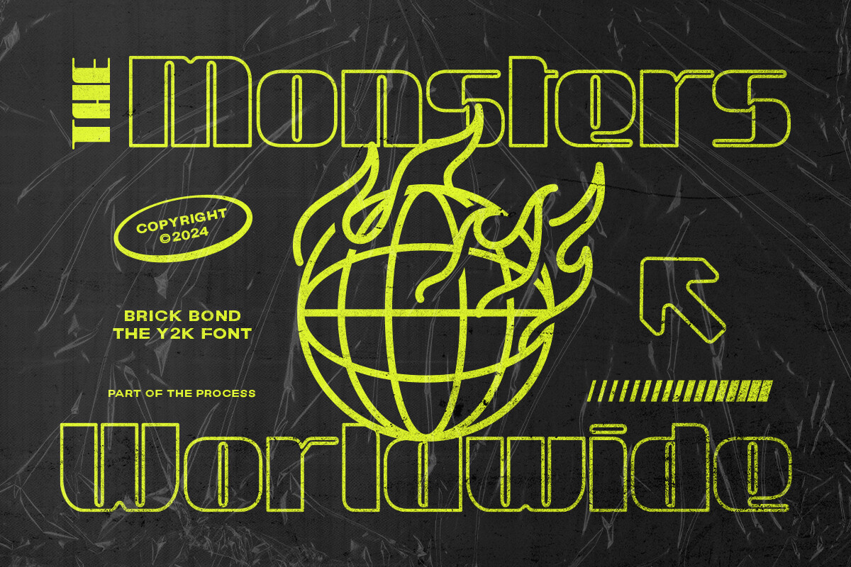 Brick Bond Font - photo 5