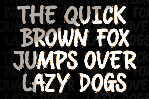 Brown Bear Font - Preview 1