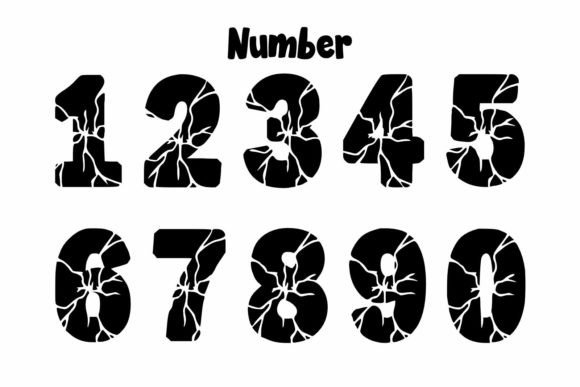 Cracked Font - Preview 4