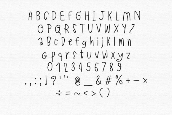 Camping Font - Preview 1
