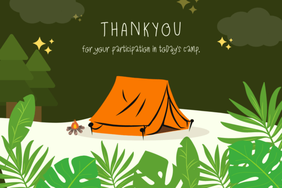 Camping Font - Preview 5
