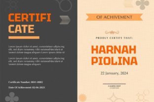 Certificate with Elegant Design Graphic by mristudio · Creative Fabrica