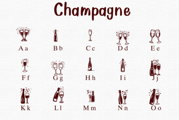 Champagne Font - Preview 1