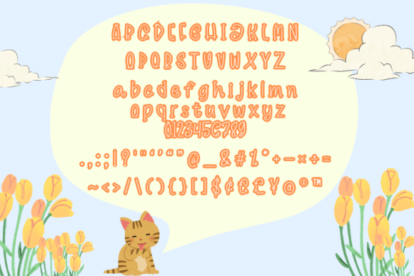 Flowers Font - Preview 1