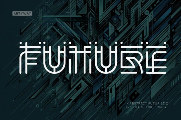 Future Font by artyway · Creative Fabrica font preview