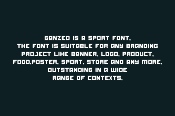 Ganzed Font - Preview 4