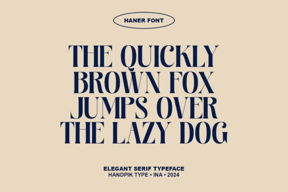 Haner Font - Preview 3