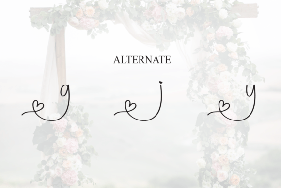 Happy Wedding Font - Preview 6