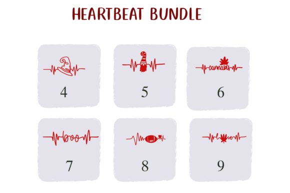 Heartbeat Bundle Font - Preview 3