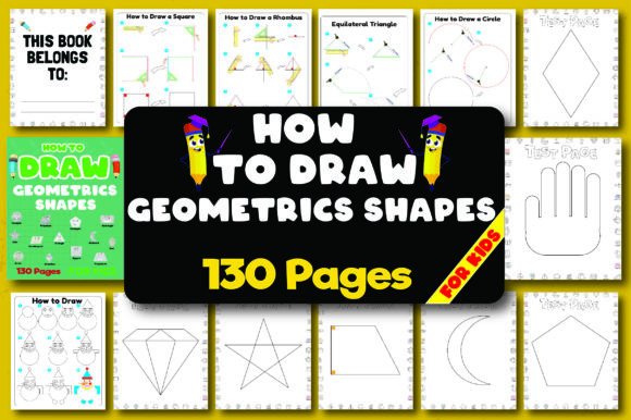 How to Draw Geometric Shape Step by Step Graphic by YOOY · Creative Fabrica