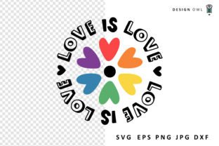 Love is Love - Pride SVG Graphic by Design Owl · Creative Fabrica