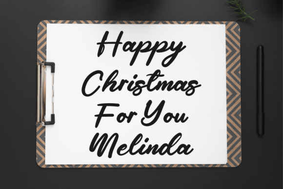 Mistya Font PNG with transparent background - Preview 2