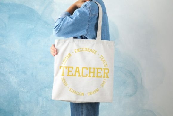 Mother Teacher Font PNG with transparent background - Preview 3