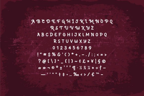 My Rose Font font preview - 3