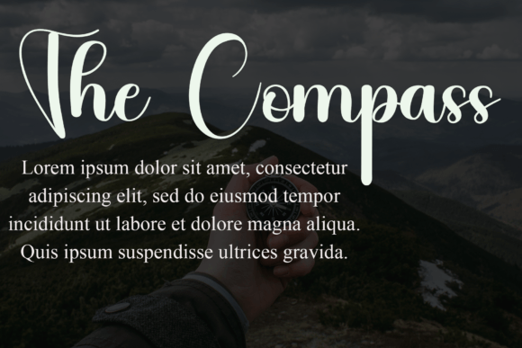 Navigate Font font preview - 6