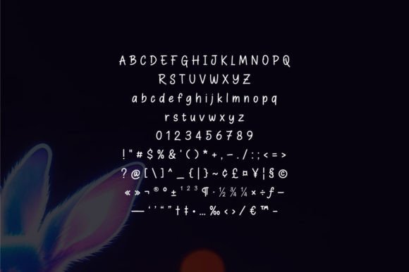 Quin Rebit Font PNG with transparent background - Preview 3