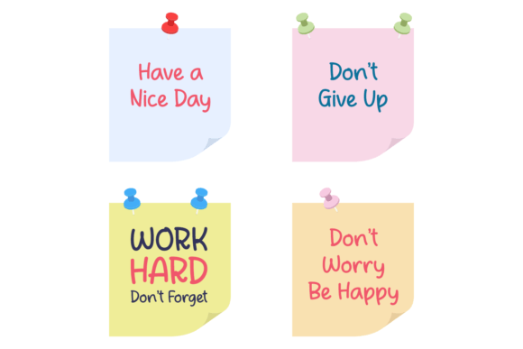Ready Notes Font PNG with transparent background - Preview 2