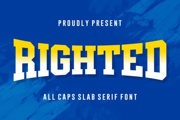 Righted Font by Creative Fabrica Fonts · Creative Fabrica font preview