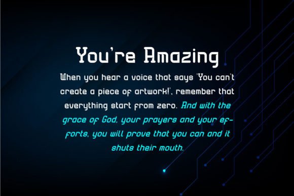Rytech Font PNG with transparent background - Preview 1