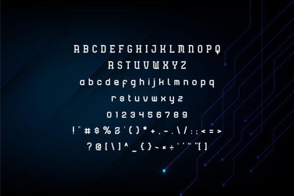 Rytech Font PNG with transparent background - Preview 3