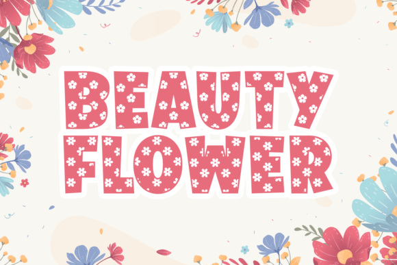 Sealy Bloom Font PNG with transparent background - Preview 2