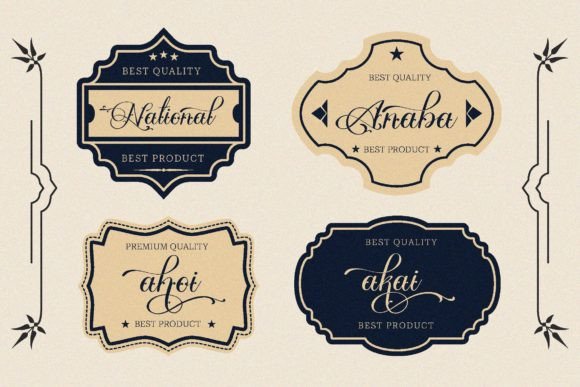 Singaley Font PNG with transparent background - Preview 6