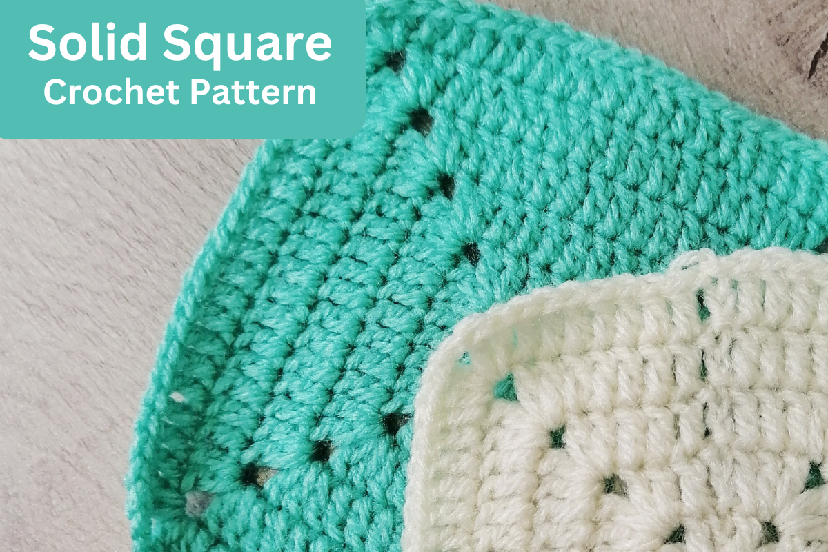 Solid Granny Square Crochet Pattern