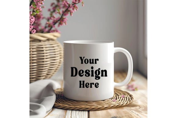 White Mug Mockup Graphics