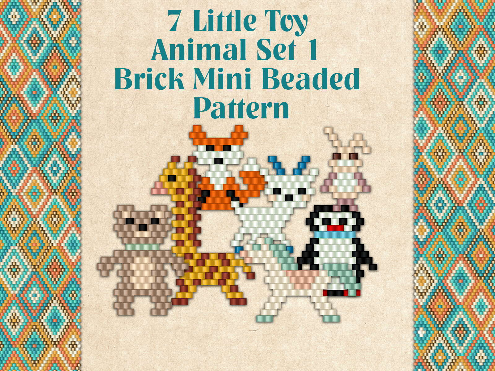 7 Little Toy Animal Set 1
