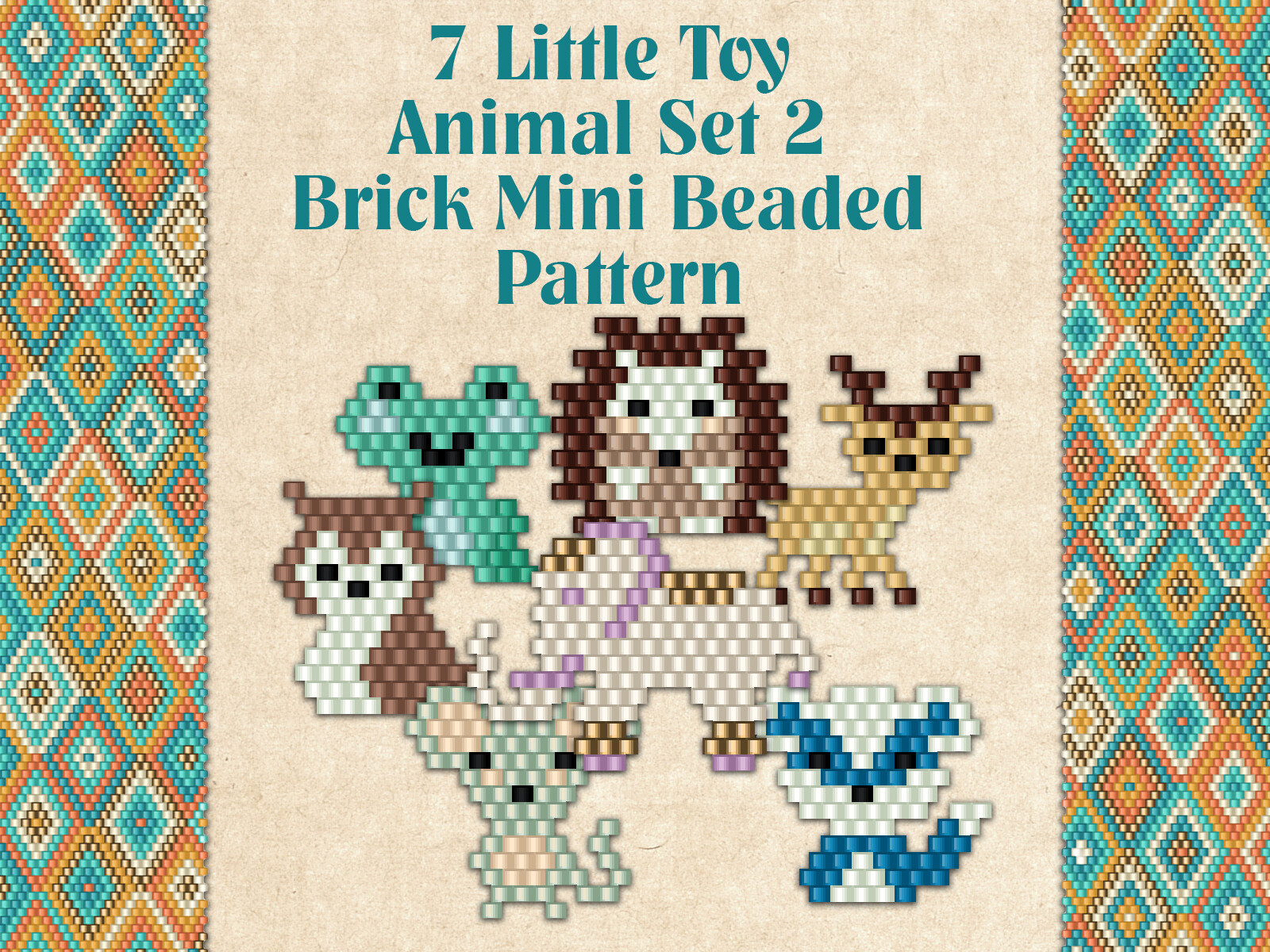 7 Little Toy Animal Set 2