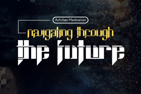 Achilles Meditation Font - Preview 4