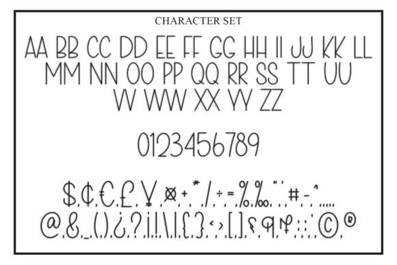 Alphabet Font - Preview 3