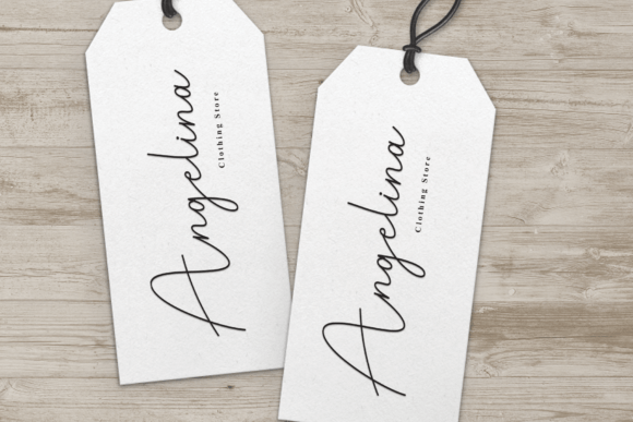 American Signature Font PNG with transparent background - Preview 4