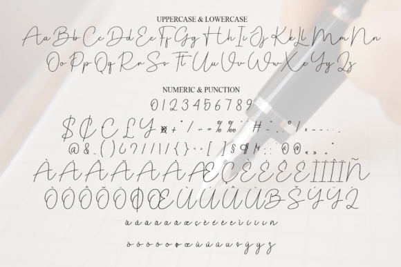 American Signature Font PNG with transparent background - Preview 6