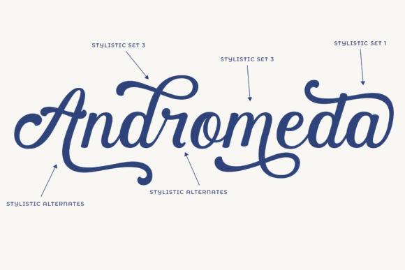 Andromeda Font - Preview 1