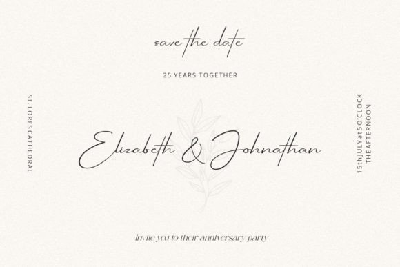 Aurantiaca Signature Font - Preview 3