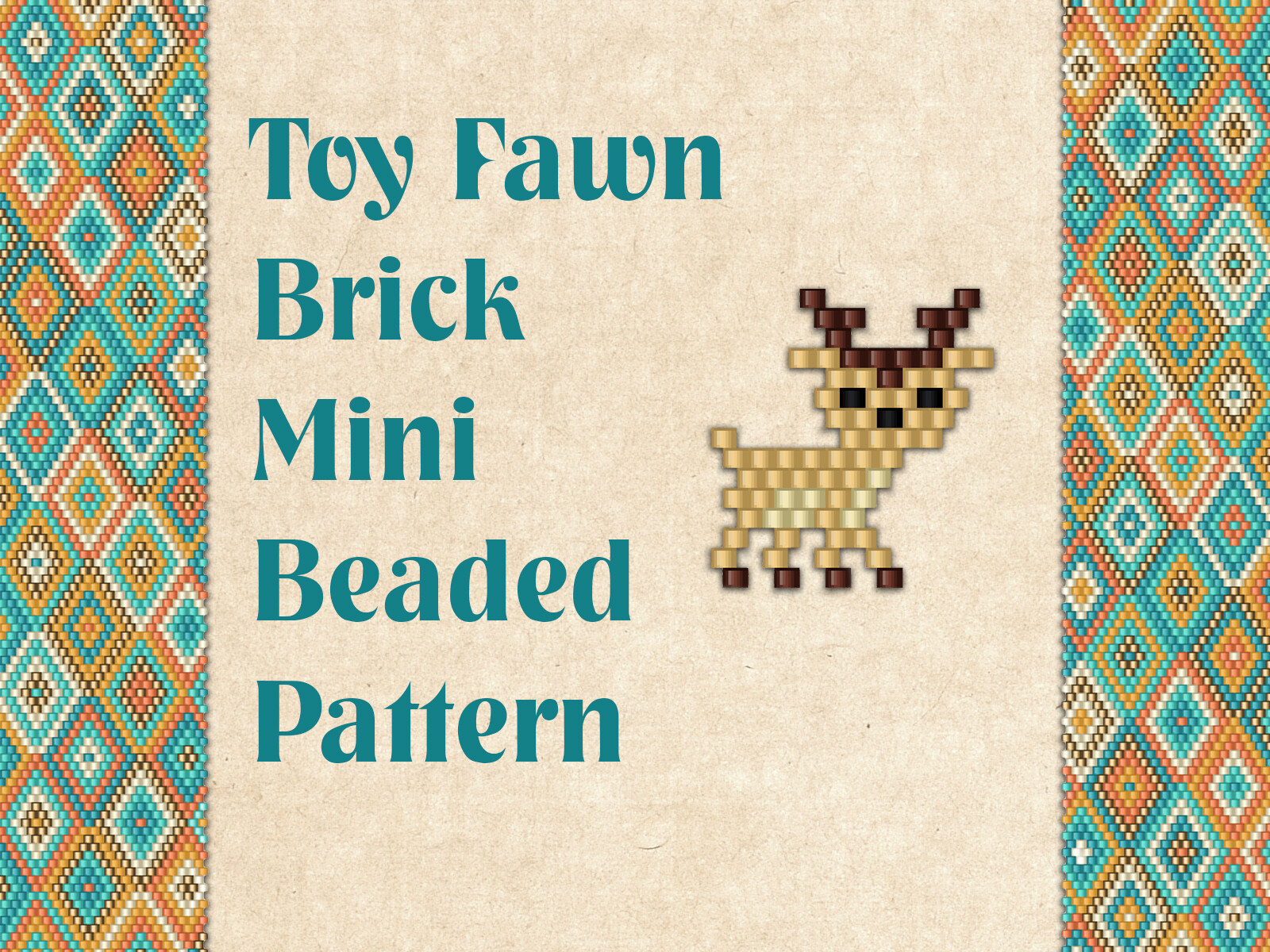 Beaded Toy Fawn