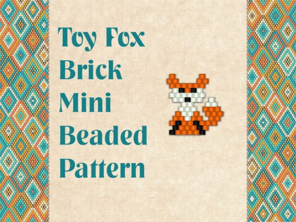 Beaded Toy Fox