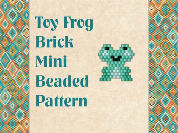 Beaded Toy Frog