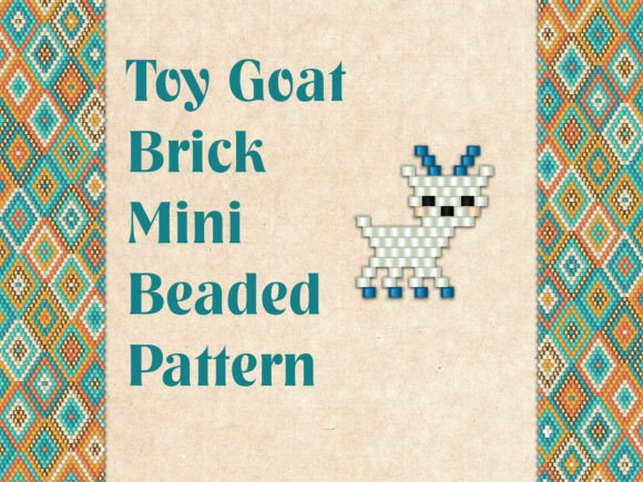 Beaded Toy Goat