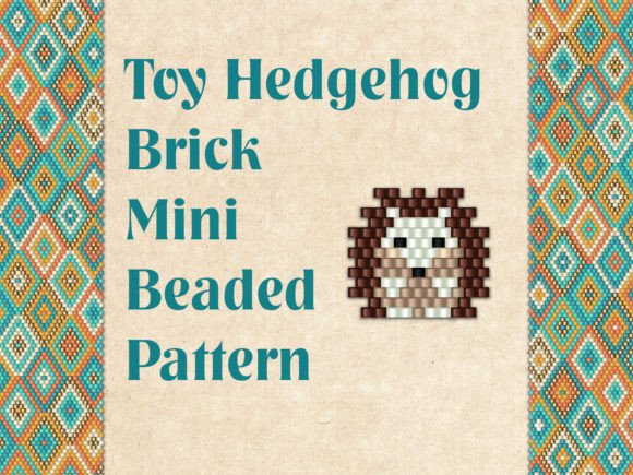 Beaded Toy Hedgehog