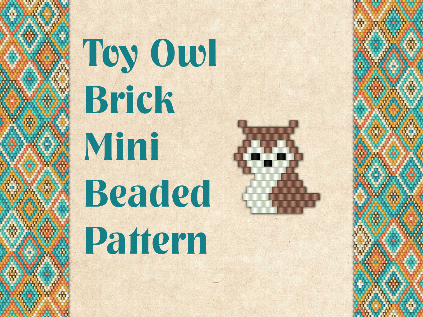 Beaded Toy Owl