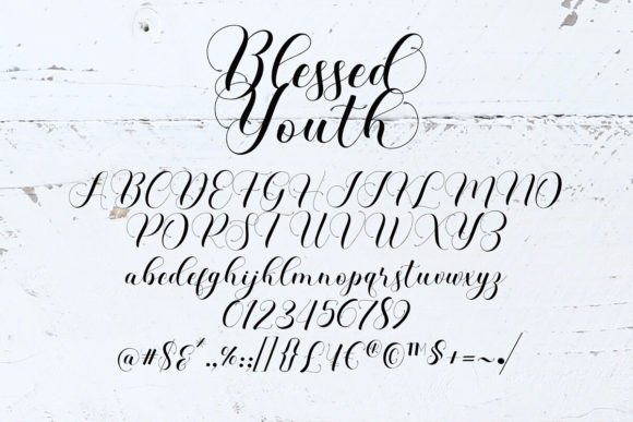 Blessed Youth Font - Preview 4
