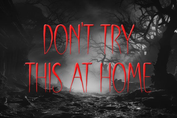 Bloody Hand Font PNG with transparent background - Preview 1