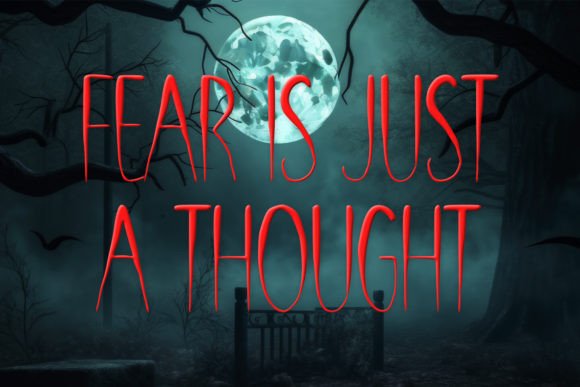 Bloody Hand Font - Preview 4