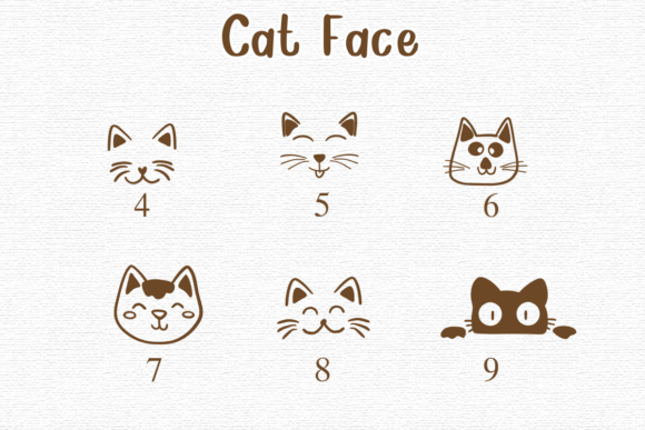 Cat Face Font - Preview 3
