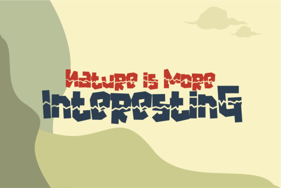 Certoon Earthquake Font - Preview 2