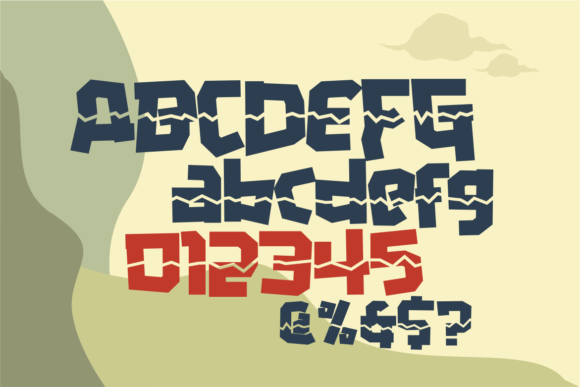 Certoon Earthquake Font - Preview 3